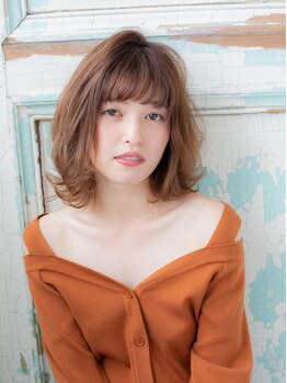 ヘアサロン レア 高崎(Lea)の写真/【初回限定★カット+カラー+トリートメント¥6400】髪質や輪郭など、計算された黄金比のカットラインを実現!