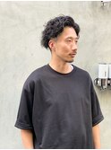 ワイルドツーブロックツイストパーマ