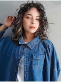 くるくるパーマ/インナーカラー/かきあげ/髪質改善/tokio/30代