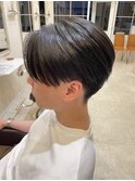 メンズセンターパート