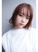 Sungoose カーキグレージュ大人かわいいフェザーバング
