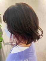 ボンドバイテトテ 三宮元町(BONDbytetote)&nbsp;【BOND nariのサロンスタイル】インナーカラービビットピンク