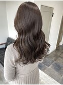 ショコラグレージュ × ロングヘア