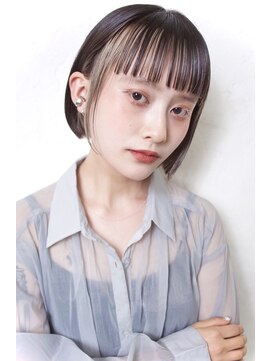 アール 北千住店(ar) ぱっつんボブ/インナーカラー［北千住/北千住駅/ar北千住］1