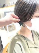 アルクバイネオリーブ 荻窪店(arc by neolive)&nbsp;ナチュラルショート×インナーモスグリーン