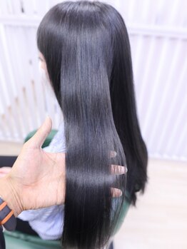 プレジールヘアーの写真/【髪質改善インナー補強式カラー】髪の内部を強化して、艶感を実現。カラーの持ちも格段にUP☆