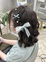 ローラン(ROULAND) 【ROULAND坂本】ダークチョコレート×リボンヘアアレンジ