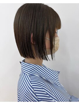 アネックスジャパン ゆめタウン高松店(ANNEX JAPAN) ぱつっとボブ×グレージュ