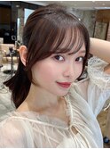 *20代30代40代◎大人かわいい小顔シースルー前髪顔まわりカット