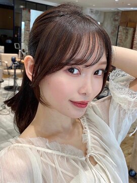 アフロート ルヴア(AFLOAT RUVUA) *20代30代40代◎大人かわいい小顔シースルー前髪顔まわりカット