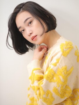 ピノ ウメダ(Pinot UMEDA) #ダークアッシュ #フェミニン #モードボブ