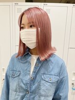 チェレ アズーリ 狭山店(Chere azuri)&nbsp;ミルクティーピンクベージュ×ダブルカラー×ピンクカラー