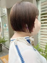 ネオリーブ アンド 渋谷店(Neolive &)&nbsp;斜めバング/グレージュカラー/シルキーベージュ/韓国/渋谷