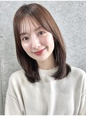 鎖骨レイヤー シルキーベージュ 20代30代