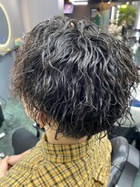 グリーディーフォックス 三軒茶屋(GreedyFOX)&nbsp;波巻き/マッシュパーマ/ウルフ/ハイライト<理容室>三軒茶屋ゆ