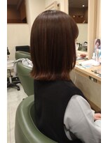 アエラス(Aeolus)&nbsp;オーガニックカラー　前下がりボブスタイル