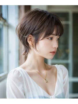 ハーツ(Heart's) 大人可愛い20代30代40代50代前下がりショートボブウルフショート