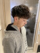 メンズ刈り上げマッシュパーマ
