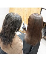 ヘアテリア リュウ 大塚(hair teria ryu) 縮毛矯正/髪質改善/シルキーストレート/艶カラー