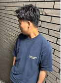 men's perm【スパイキーショート×ワンカールパーマ】