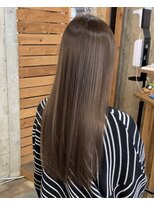 ヘアカロン 熊本本店(Hair CALON) グレージュハイライトカラー髪質改善トリートメント