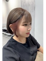 ネイロ 日本橋(NeiRo)&nbsp;小顔ショートボブカラー大人ショートボブひし形ショートカット