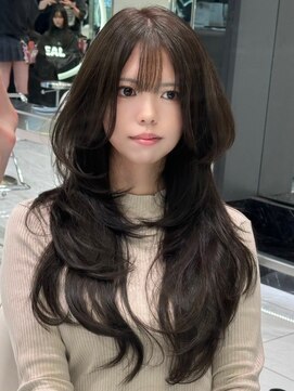 レディアル 渋谷(REDEAL) ワンホンヘア/韓国ヘア/ウルフ/前髪[レイヤーカット/渋谷]