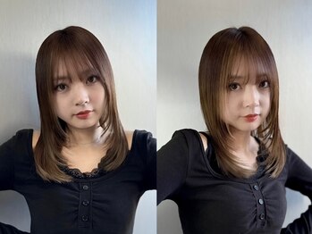 メゾンイロ(Maison I.R.O+)の写真/《Maison I.R.O+》の似合わせ技術であなただけのスタイルをご提案♪顔周りのカットで印象も変わる◎