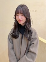 【snuw_ayano】ラベンダーカラー/顔まわりカット