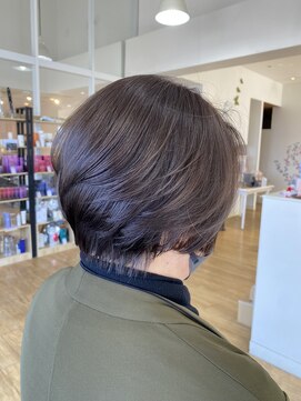 サラ 新宮店(SARA) 【福岡新宮】大人女子におすすめショートスタイル×オリーブ