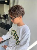 Steelo ニュアンスパーマ×グレーアッシュブラウン