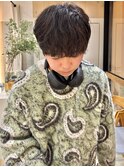シャドウパーマ ニュアンスパーマ 無造作パーマ メンズショート