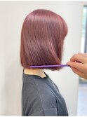 20代30代大人可愛いハイトーンラベンダーピンク外国人風透明感