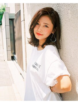 ロウ 銀座(RAW) 銀座 ロブ 切りっぱなし 外ハネ ワンカール