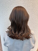 エルサフィロ ヨドヤバシ(el zafiro yodoyabashi) くびレイヤー前髪エモージュ小顔レイヤーカット20代30代40代50代