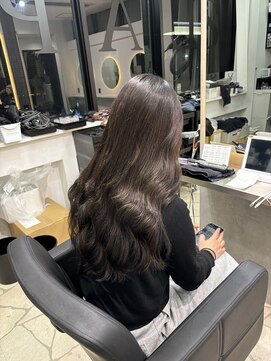 ラピス 福岡天神店(Lapis) エクステ/ミニウルフ/チェリーブラウン/ホワイトグレージュ