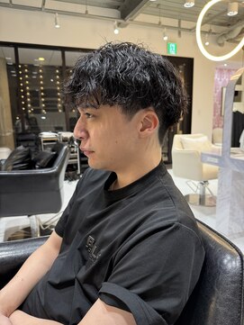 髪屋 紬 メンズ/メンズパーマ/メンズカット/波巻きパーマ