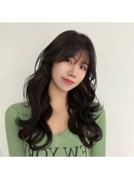 コア 梅田茶屋町店(Core) 髪質改善艶髪愛され韓国風前髪カット 小顔梅田