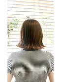 ハイライト感可愛い外ハネボブ