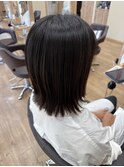 切りっぱなしボブ