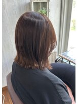 コルテ 倉敷西坂店(CoRte.)&nbsp;髪質改善/切りっぱなしボブディ/完全個室/ミディアム/時短ヘア