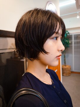 ベンジー オウン 代々木上原店(benji own) ショートボブ　ナチュラルパーマ