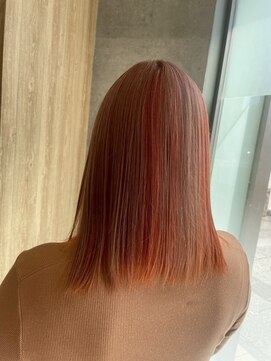 レイビューティー 浜町中央橋店(RAY+beauty) ベージュ×オレンジ