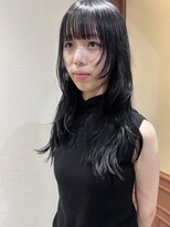 プフ 伏見(puf)&nbsp;[puf 伏見/丸の内/栄/名古屋]艶ブラック×ハッシュカット★大野