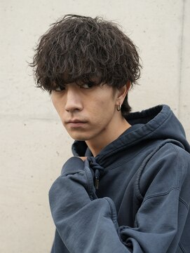 フィフス 原宿(fifth) 原宿ツイストスパイラルパーマメンズカットラウンドマッシュ30代