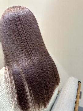 アオトーキョー 二子玉川(ao.tokyo) 「シアーラベンダーブラウン×艶ストレート」