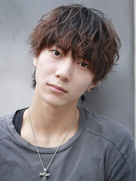 アドール(ADOR) 【ADOR＊小木曽ヒロ】シャドウパーマ/ラウンドマッシュ