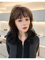 ノラ ウメダ(NORA UMEDA)&nbsp;ルーツカラーハイライトツートーンケアブリーチデザインカラー