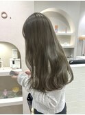 透明感たっぷりオリーブカラー