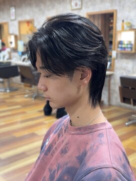 イエローコーン 金沢文庫店(YELLOW CORN) メンズ曲がる縮毛矯正/ウルフ曲がる縮毛矯正/ニュアンスパーマ